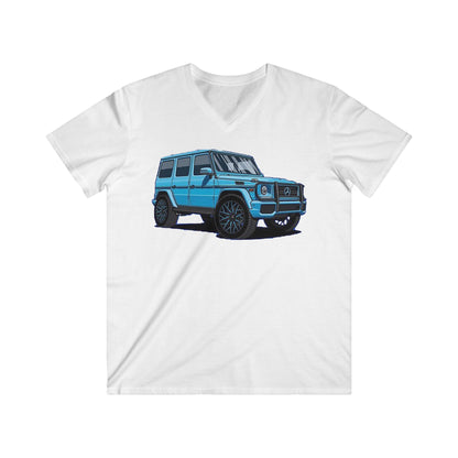 Mercedes Fitted V-Neck Short Sleeve Tee