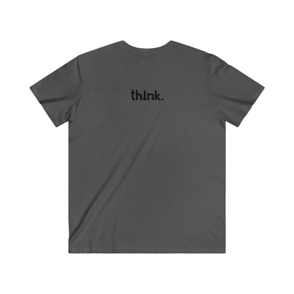 Think Fitted V-Neck Short Sleeve Tee