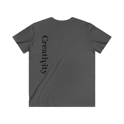 Custom Fitted V-Neck Short Sleeve Tee