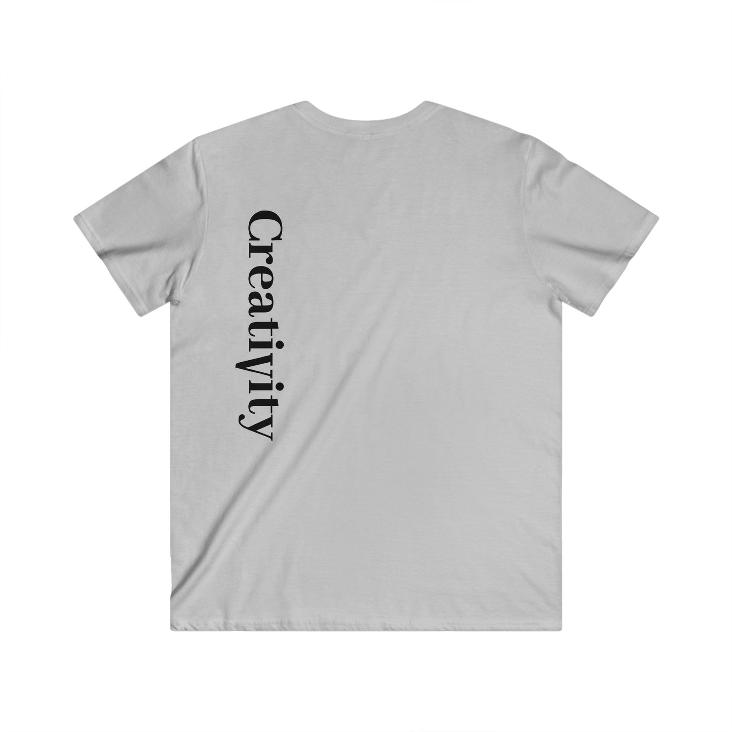 Custom Fitted V-Neck Short Sleeve Tee