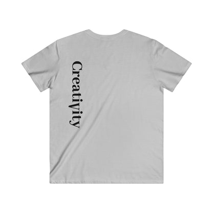 Custom Fitted V-Neck Short Sleeve Tee