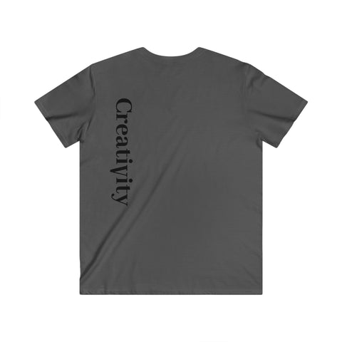 Custom Fitted V-Neck Short Sleeve Tee