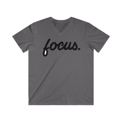 Custom Fitted V-Neck Short Sleeve Tee