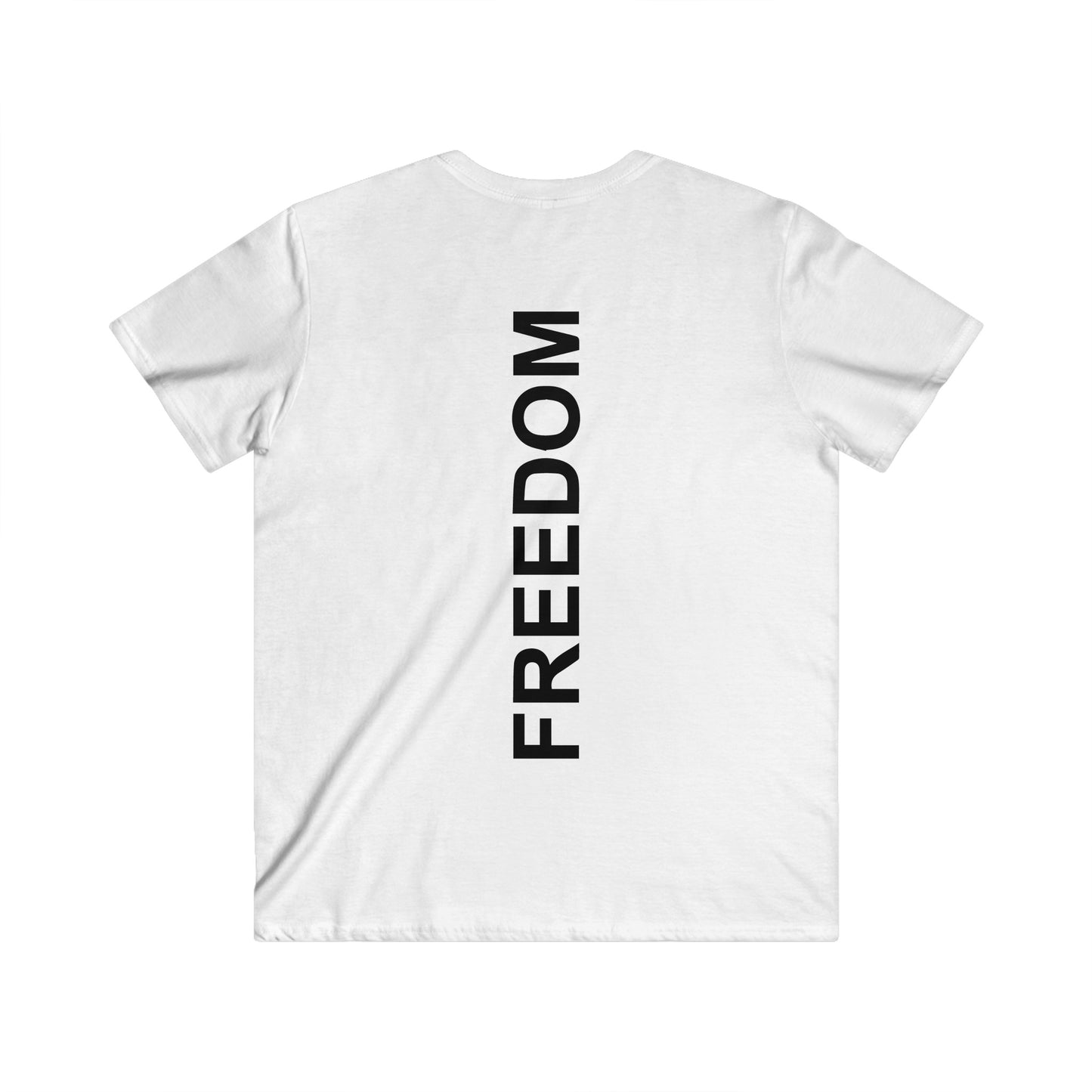 Custom Fitted V-Neck Short Sleeve Tee