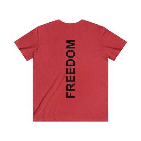 Custom Fitted V-Neck Short Sleeve Tee