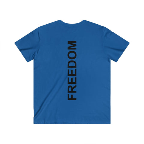 Custom Fitted V-Neck Short Sleeve Tee