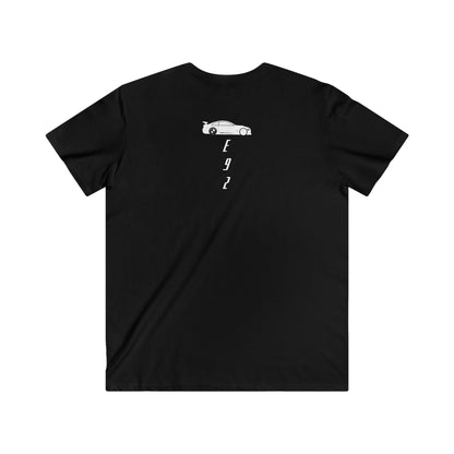 Men's Fitted V-Neck Short Sleeve Tee