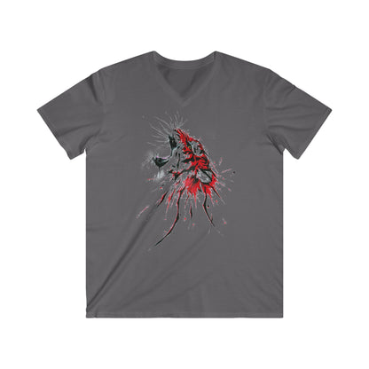 Custom Fitted V-Neck Short Sleeve Tee