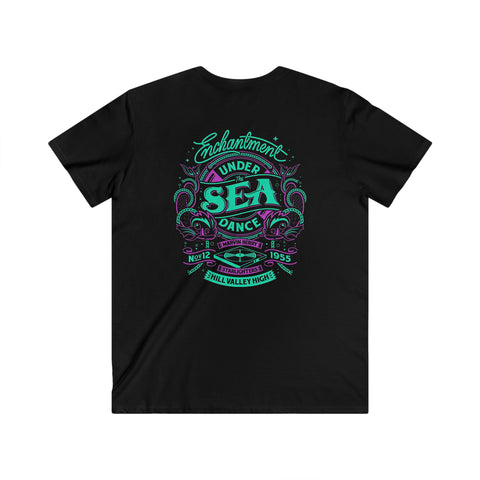 Custom Fitted V-Neck Short Sleeve Tee