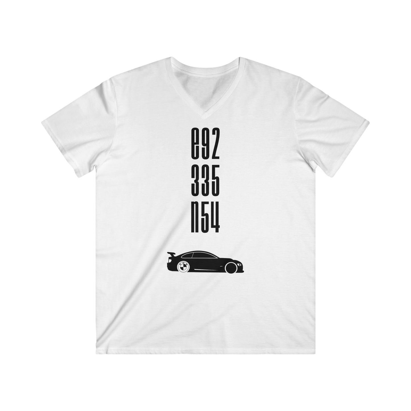 Men's Fitted V-Neck Short Sleeve Tee