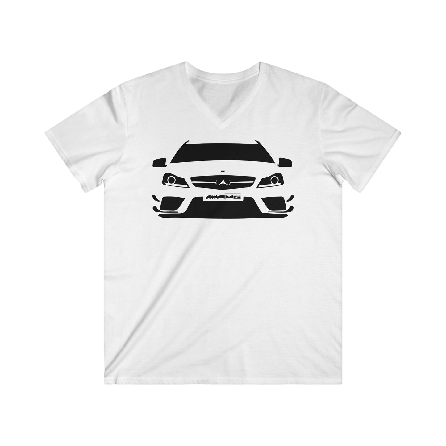 Mercedes Fitted V-Neck Short Sleeve Tee