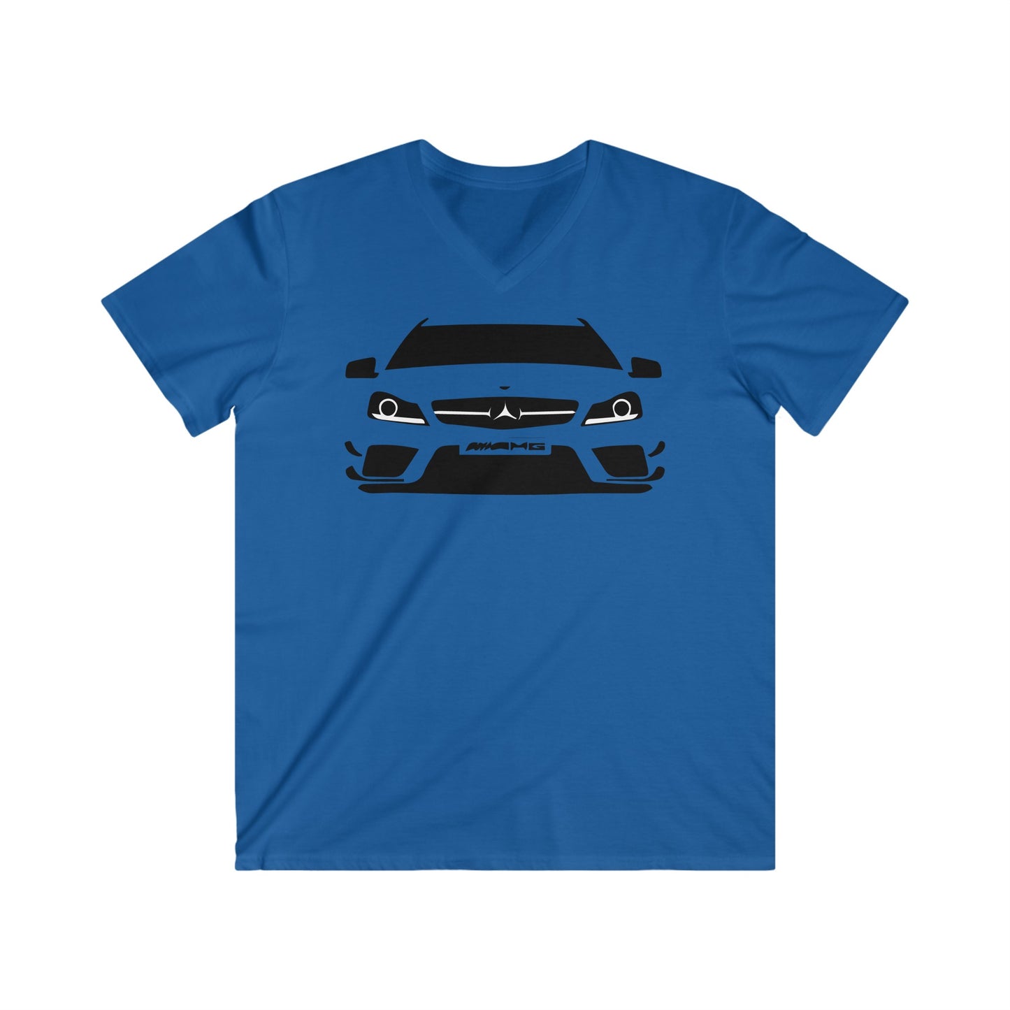 Mercedes Fitted V-Neck Short Sleeve Tee