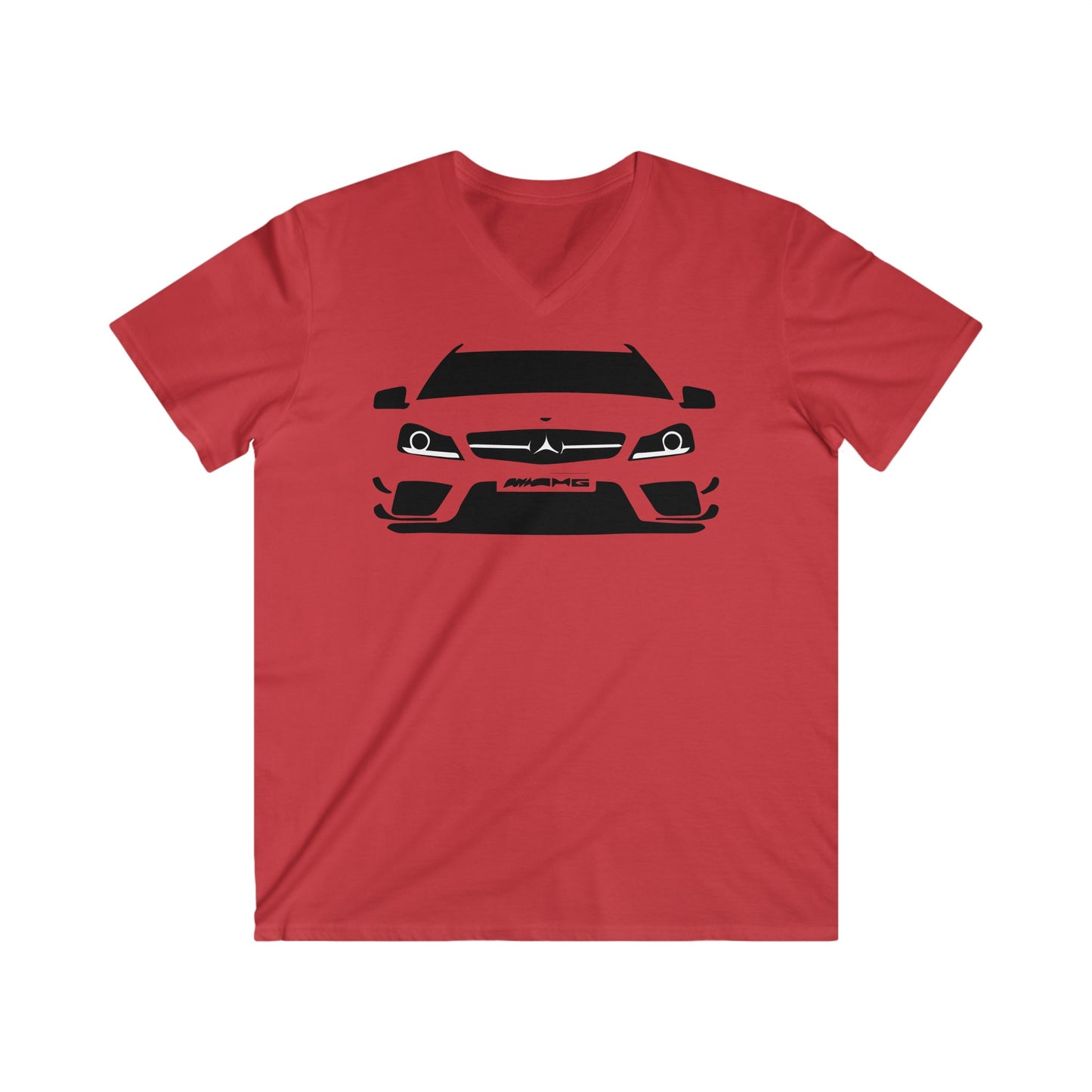 Mercedes Fitted V-Neck Short Sleeve Tee