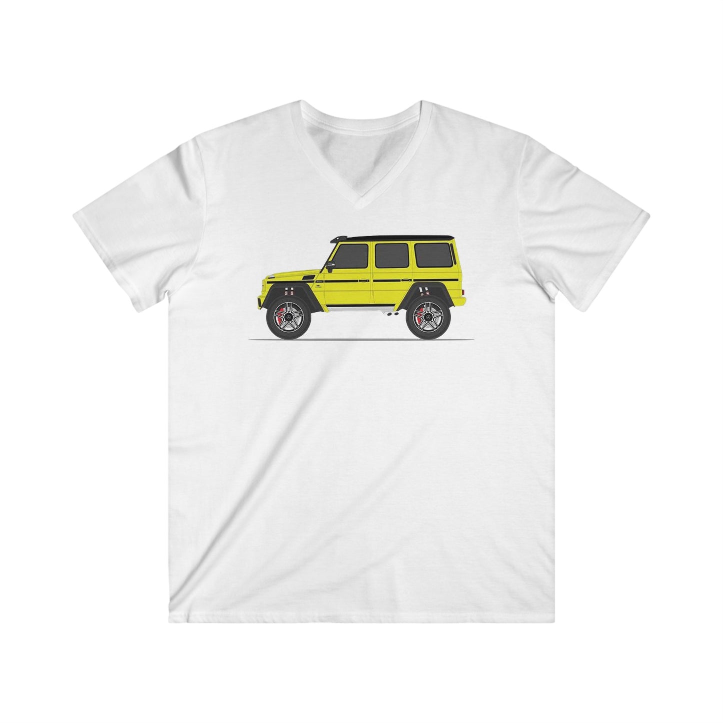 Mercedes Fitted V-Neck Short Sleeve Tee