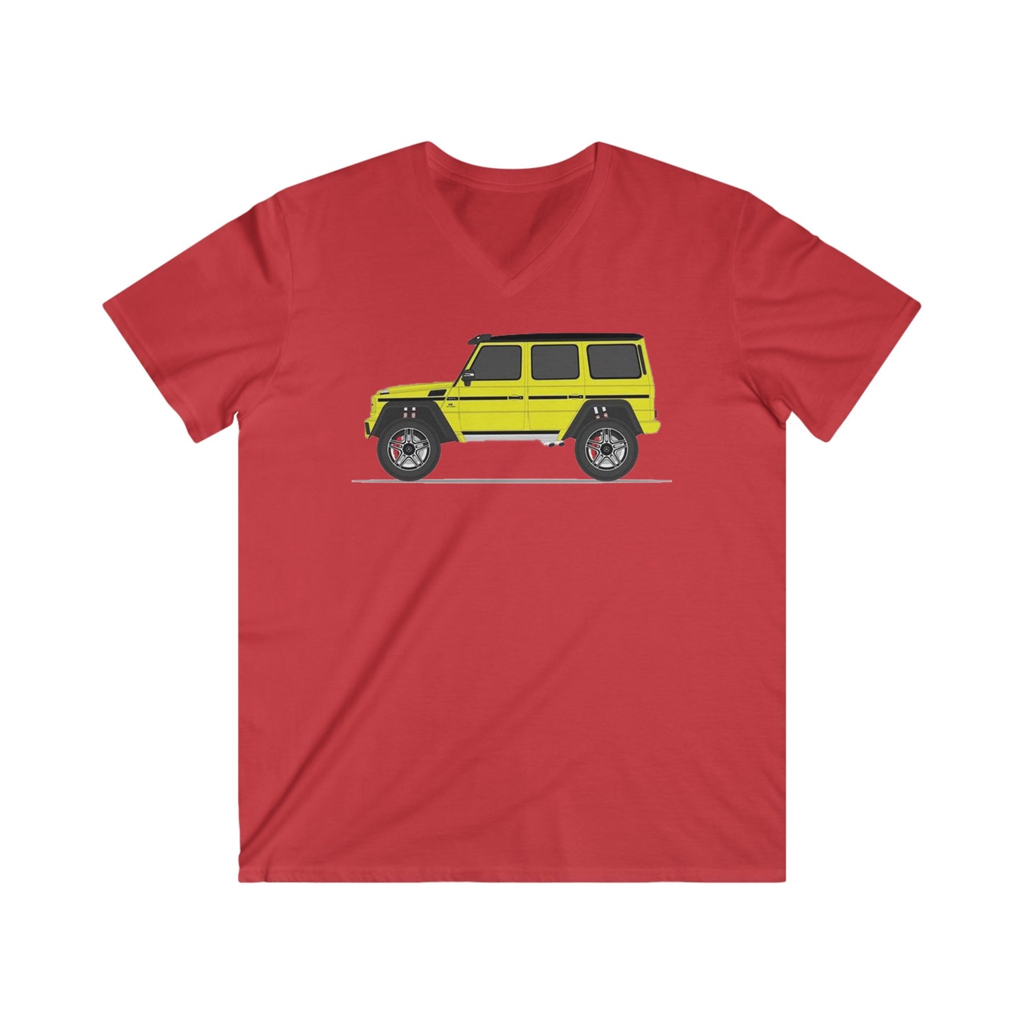 Mercedes Fitted V-Neck Short Sleeve Tee