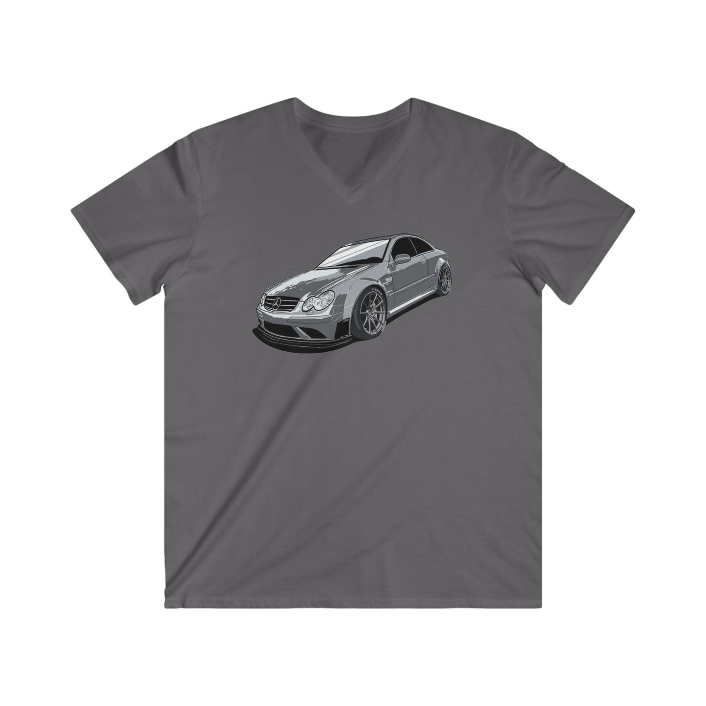 Mercedes Fitted V-Neck Short Sleeve Tee