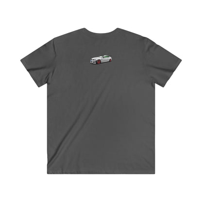 BMW Men's Fitted V-Neck Short Sleeve Tee