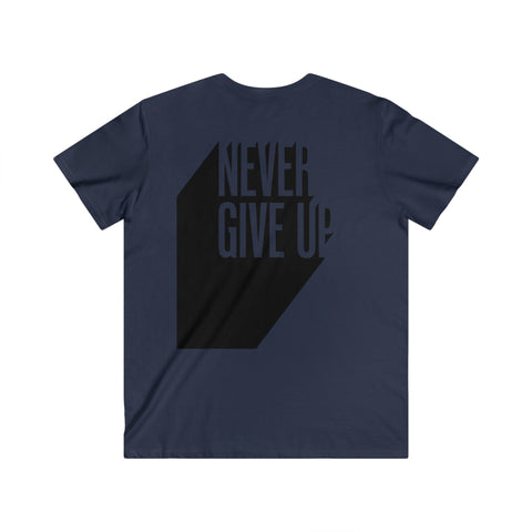 Custom Fitted V-Neck Short Sleeve Tee