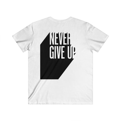 Custom Fitted V-Neck Short Sleeve Tee
