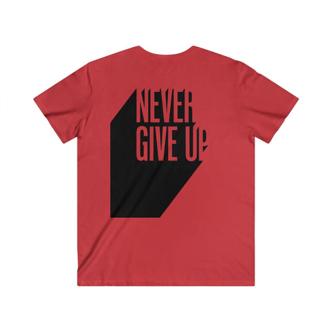 Custom Fitted V-Neck Short Sleeve Tee