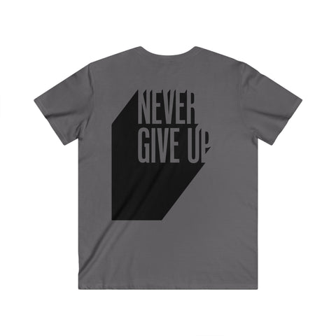 Custom Fitted V-Neck Short Sleeve Tee