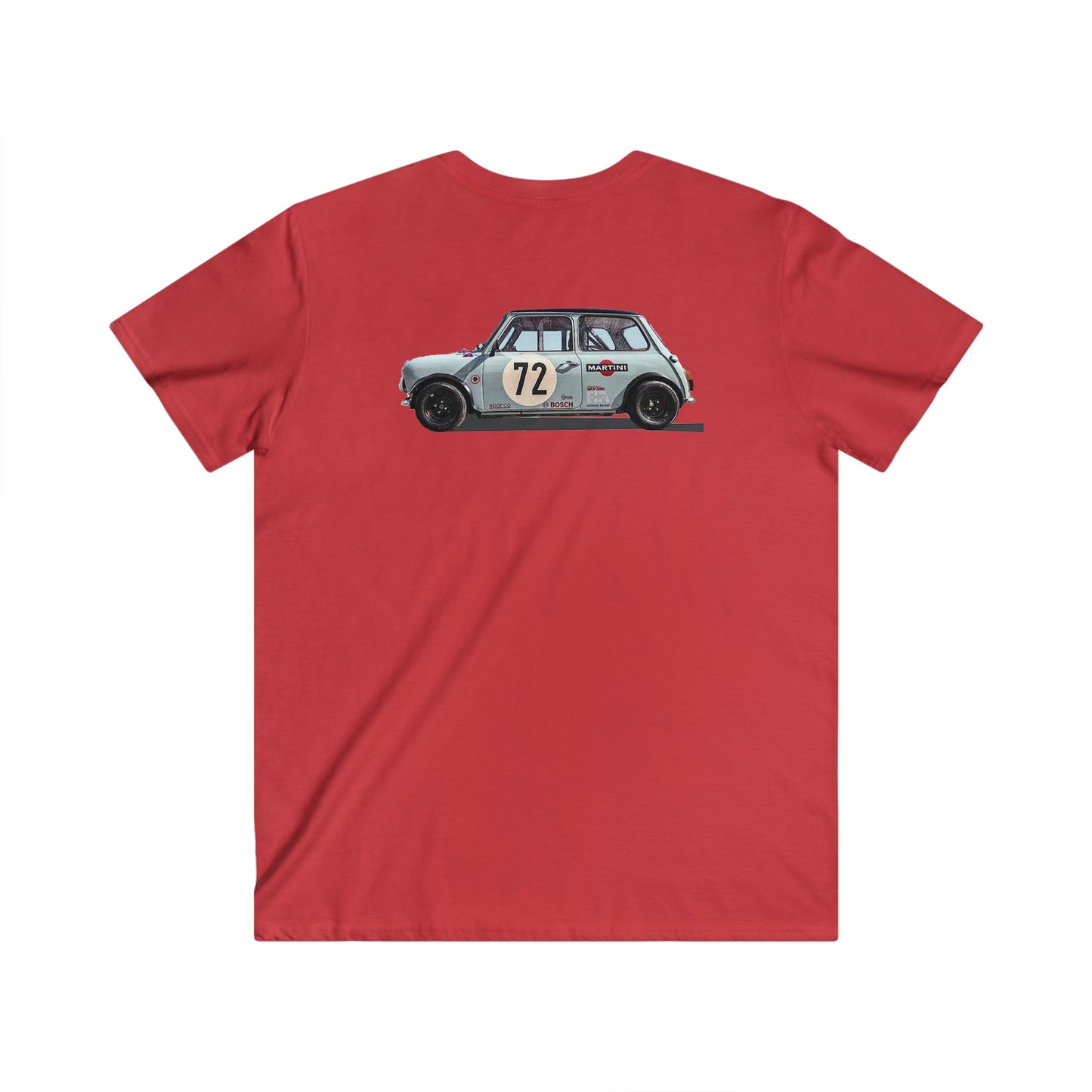 Mini Fitted V-Neck Short Sleeve Tee