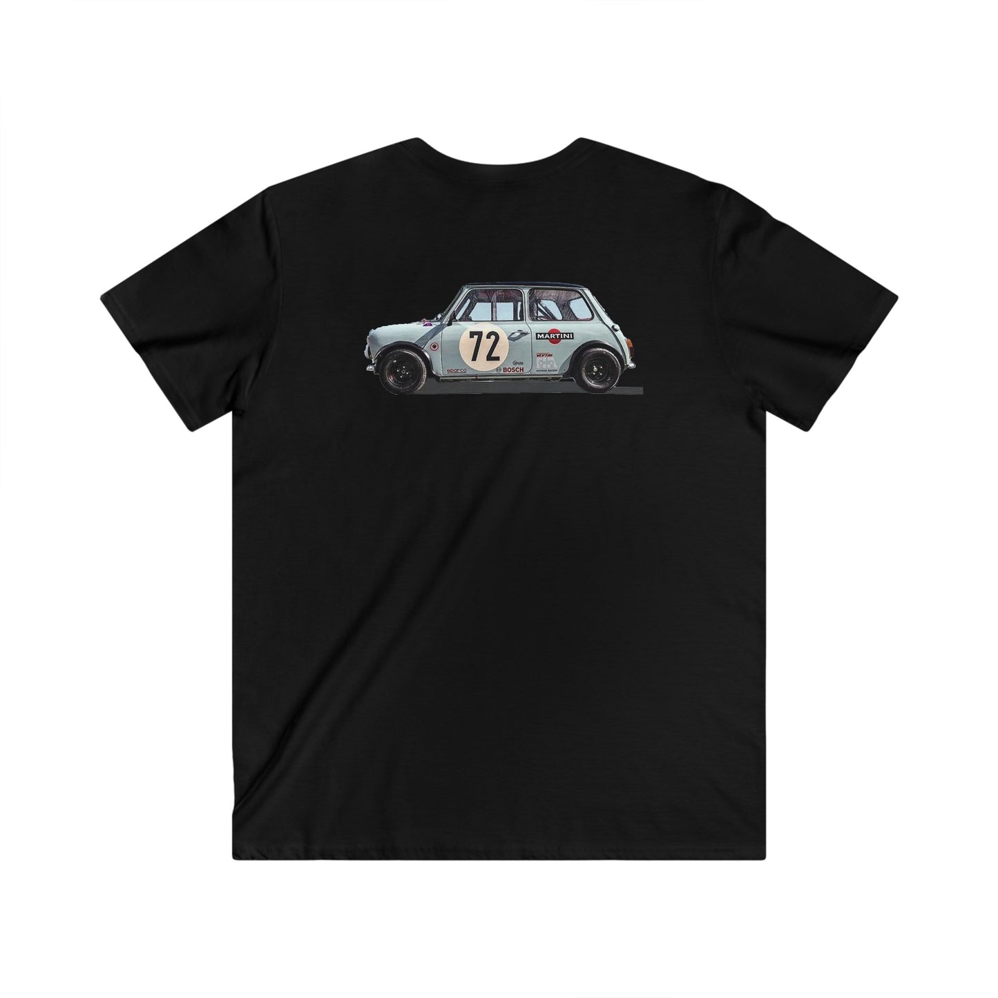 Mini Fitted V-Neck Short Sleeve Tee