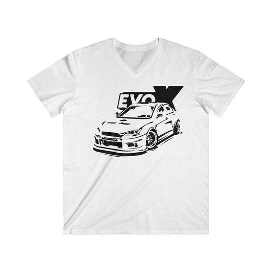 Lancer Fitted V-Neck Short Sleeve Tee