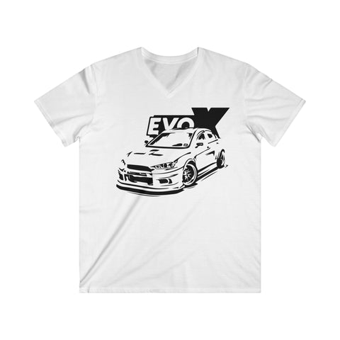Lancer Fitted V-Neck Short Sleeve Tee