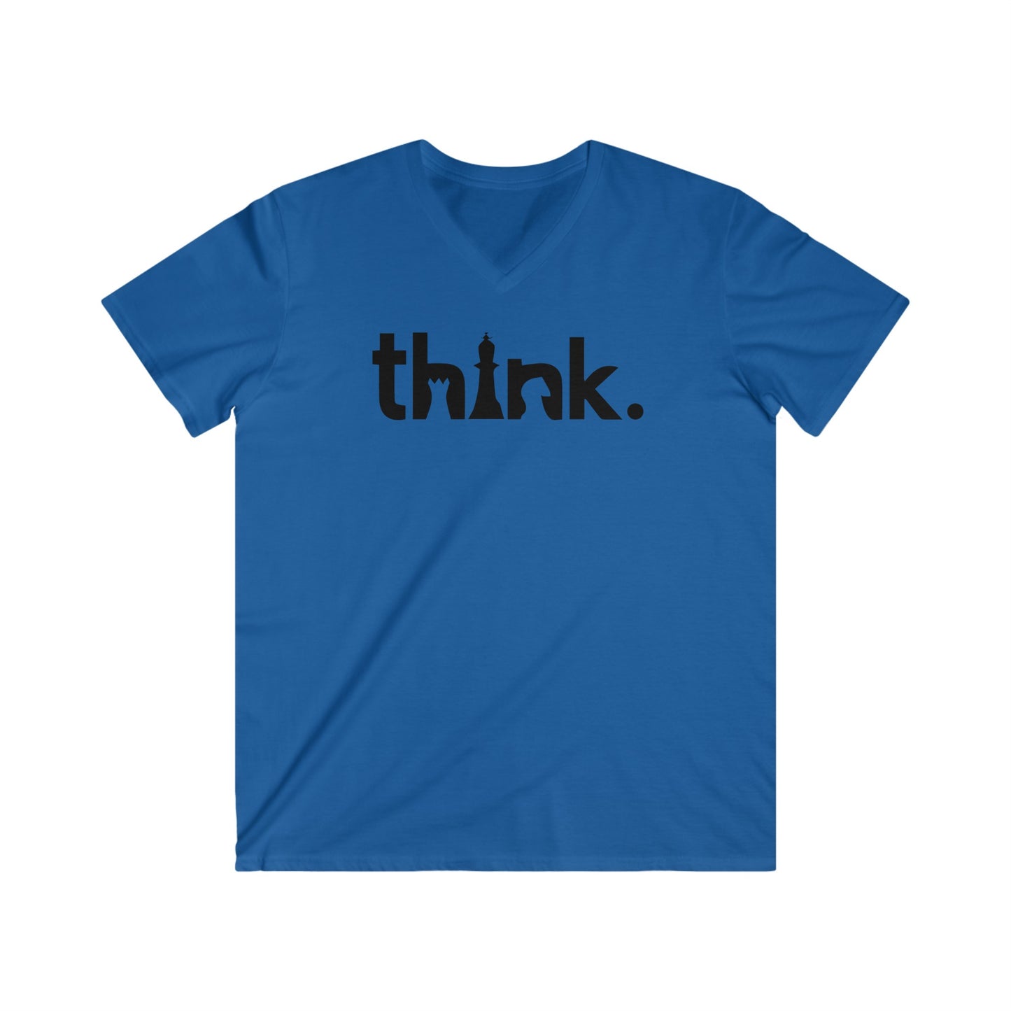 Think Fitted V-Neck Short Sleeve Tee