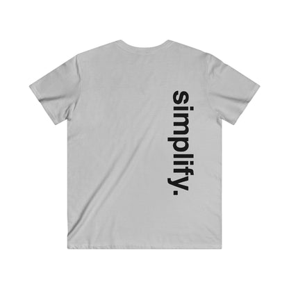 Custom Fitted V-Neck Short Sleeve Tee