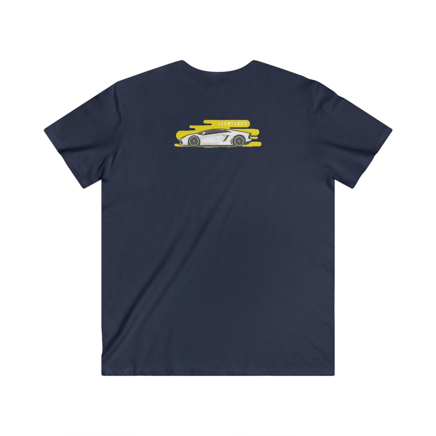 Lambo Fitted V-Neck Short Sleeve Tee