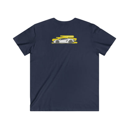 Lambo Fitted V-Neck Short Sleeve Tee
