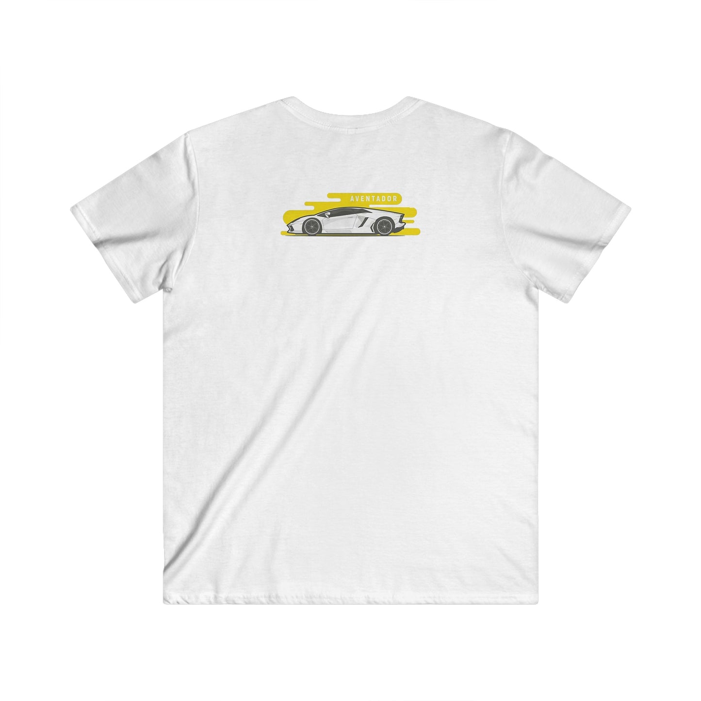 Lambo Fitted V-Neck Short Sleeve Tee