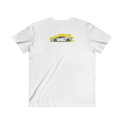 Lambo Fitted V-Neck Short Sleeve Tee