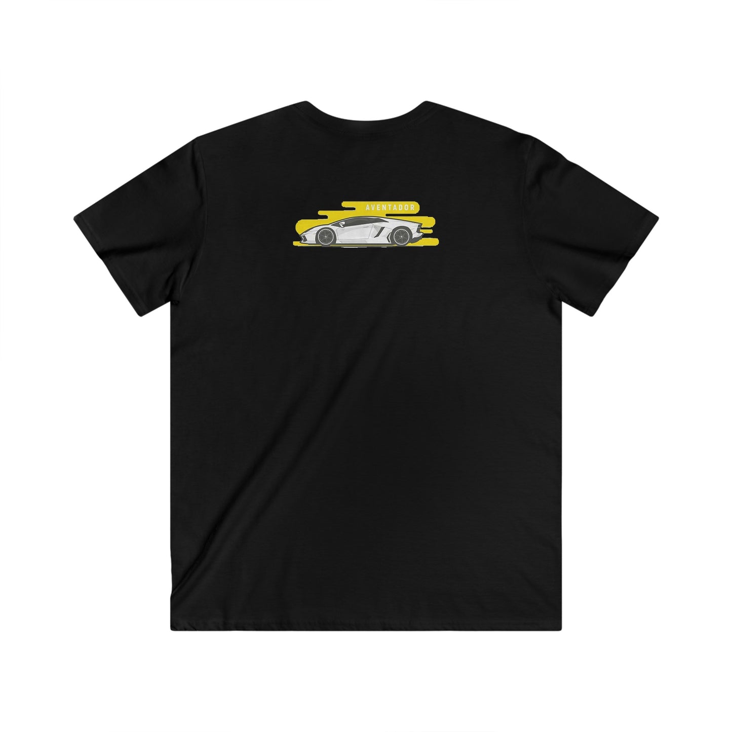 Lambo Fitted V-Neck Short Sleeve Tee