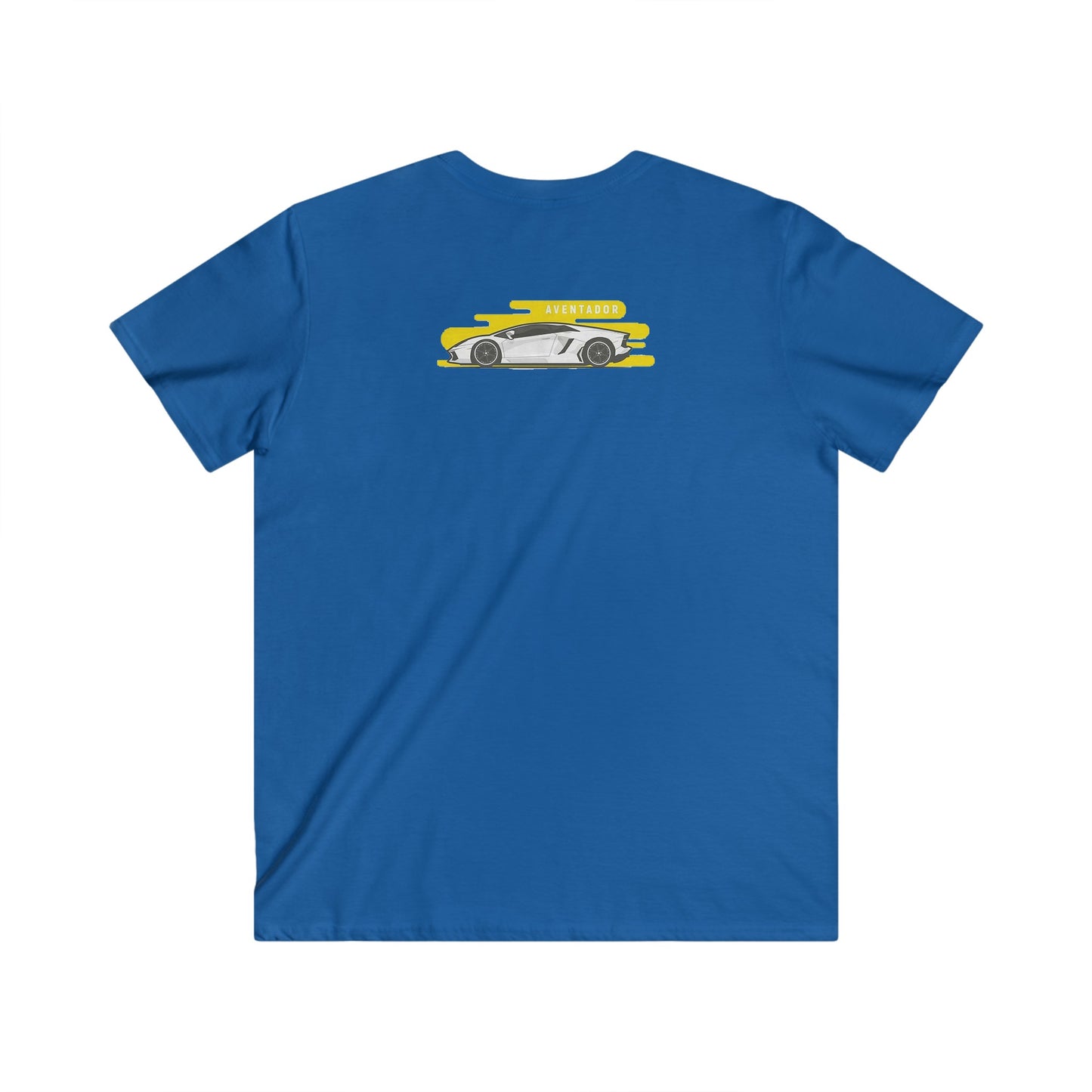 Lambo Fitted V-Neck Short Sleeve Tee