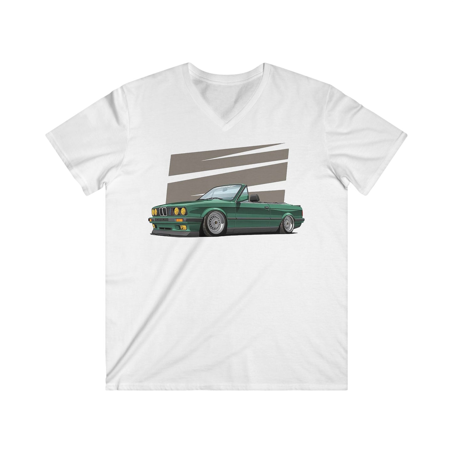 BMW Fitted V-Neck Short Sleeve Tee
