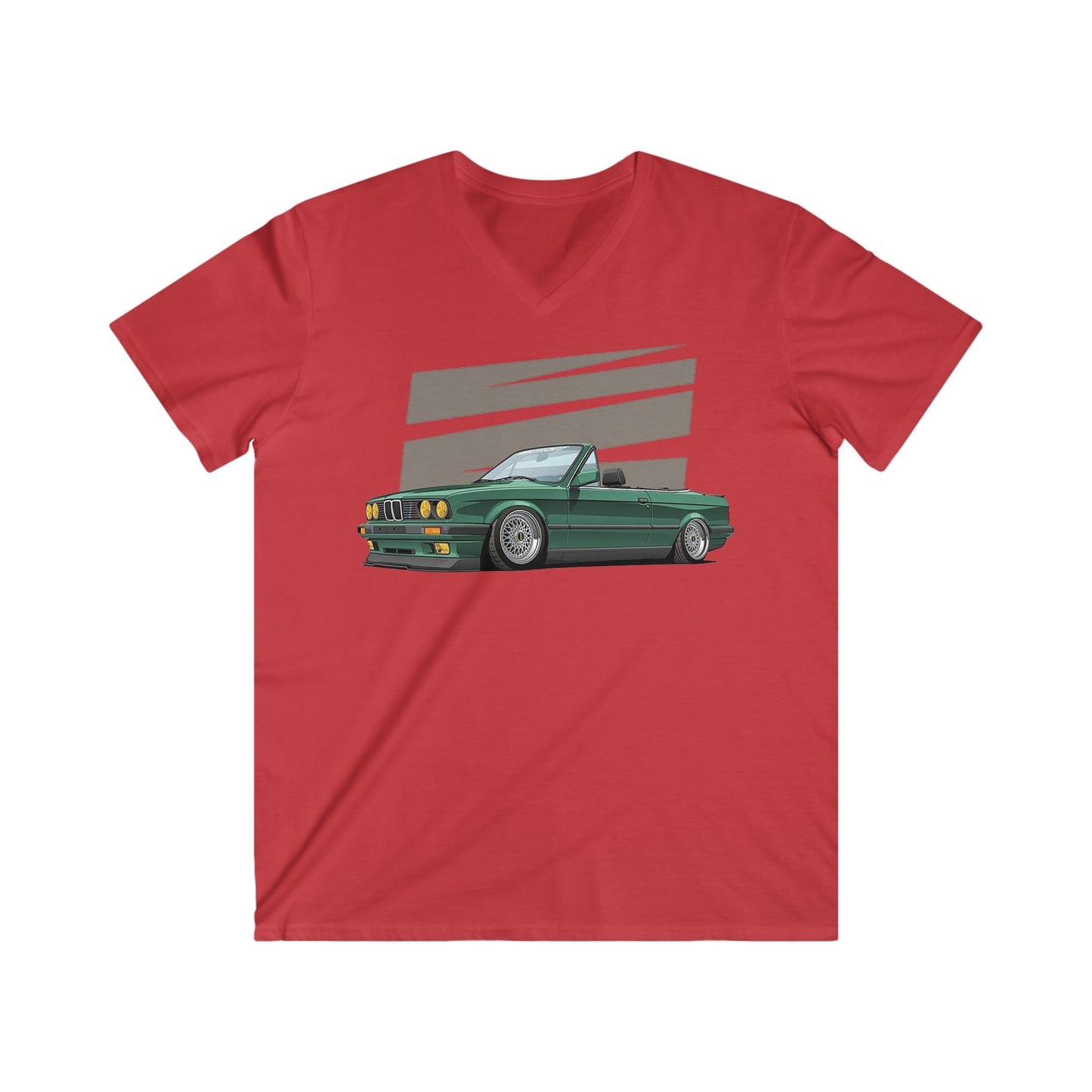 BMW Fitted V-Neck Short Sleeve Tee