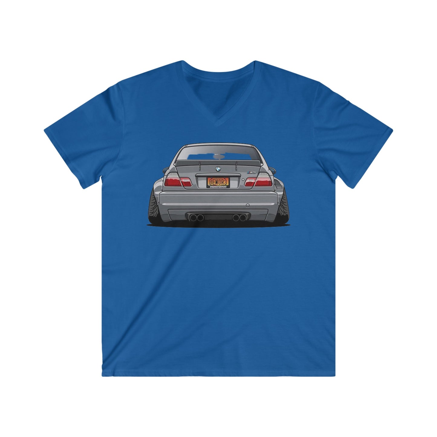 BMW Fitted V-Neck Short Sleeve Tee