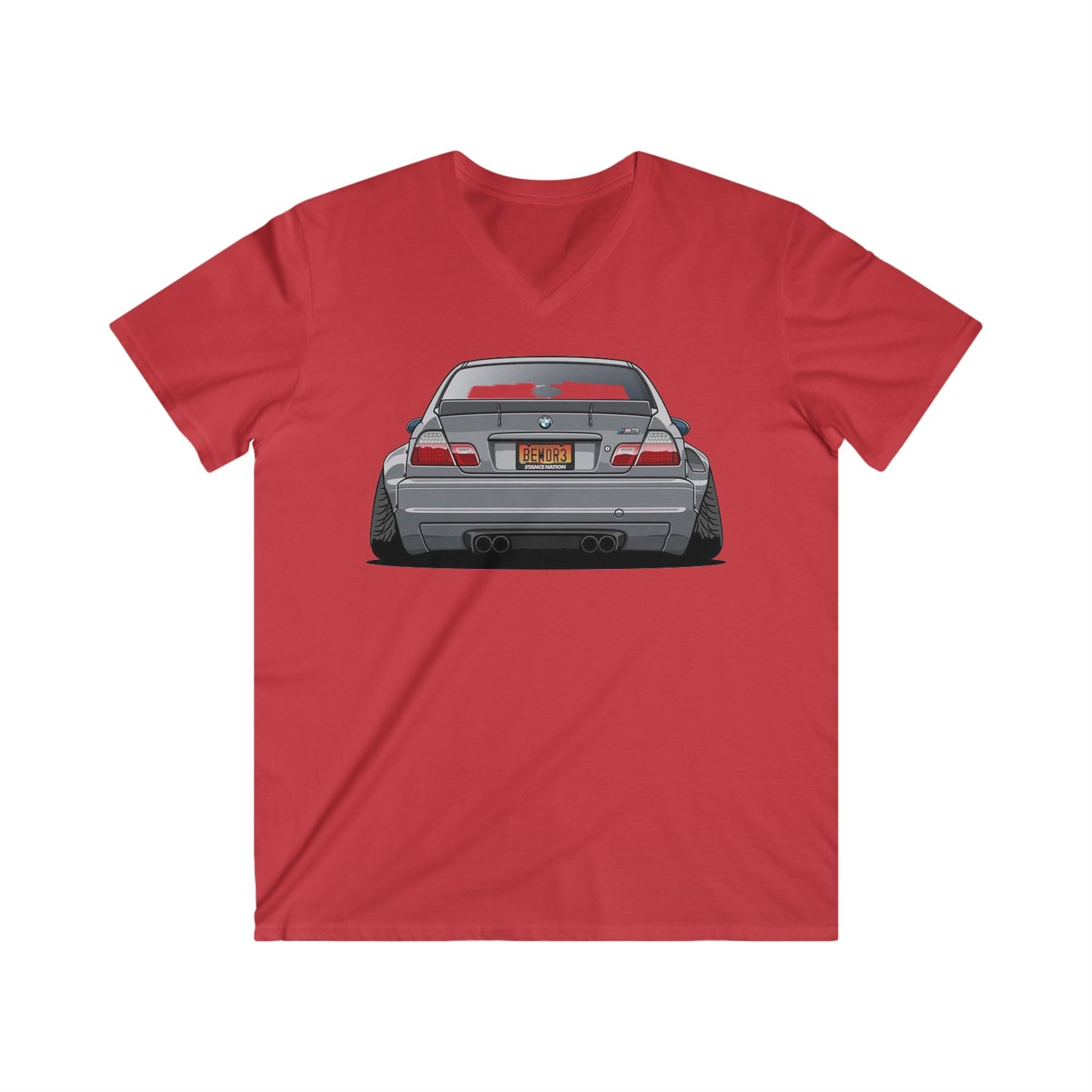 BMW Fitted V-Neck Short Sleeve Tee