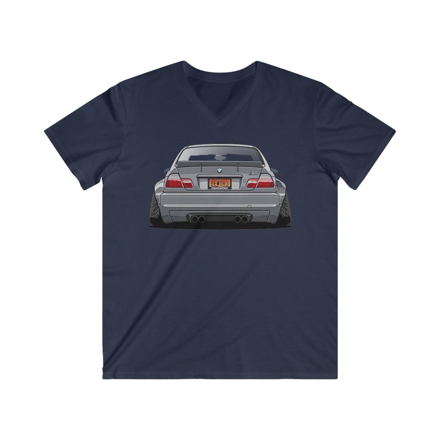 BMW Fitted V-Neck Short Sleeve Tee