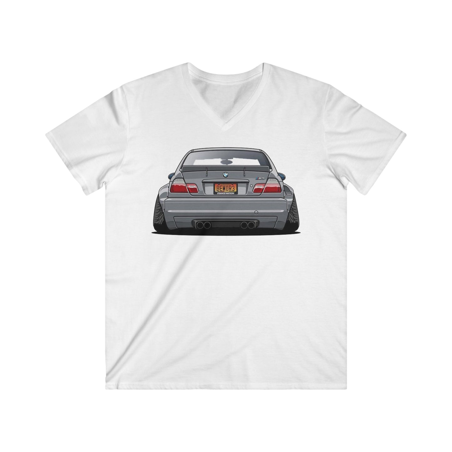BMW Fitted V-Neck Short Sleeve Tee