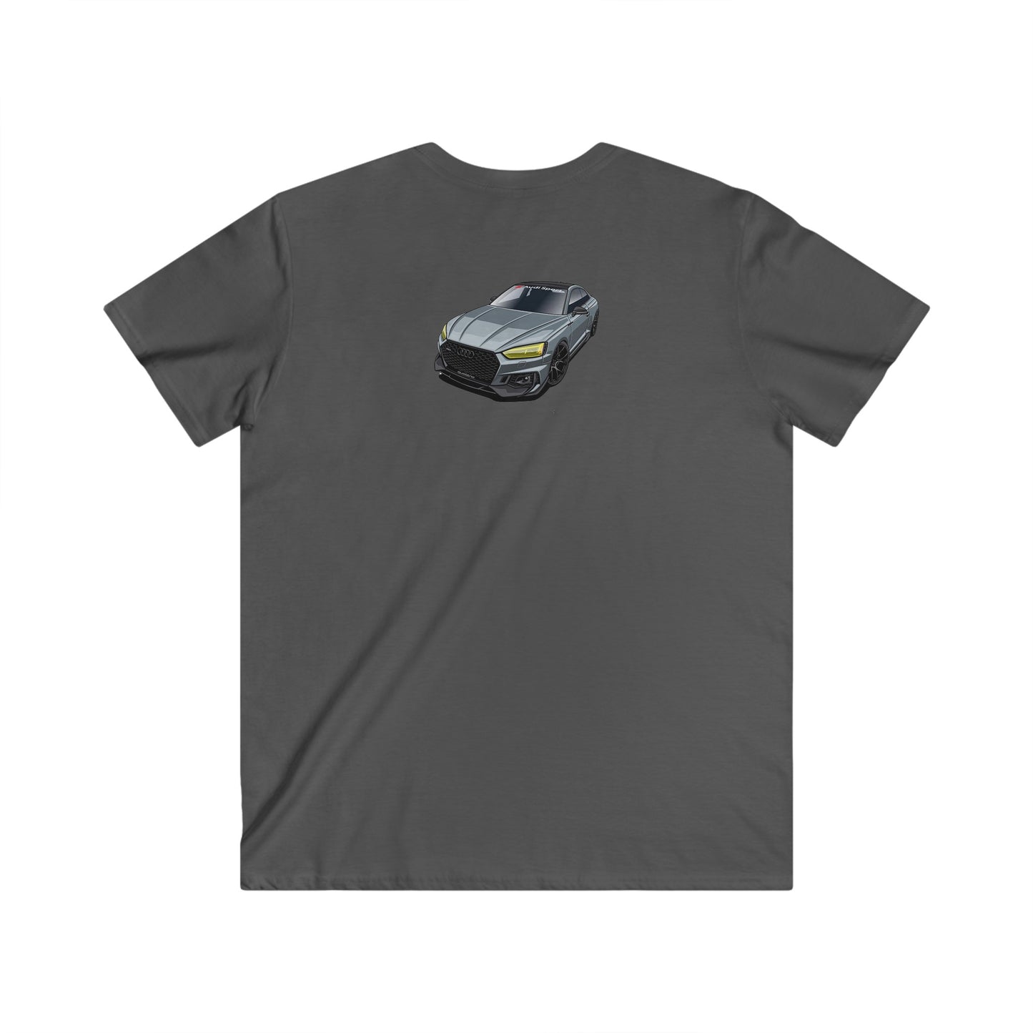 Audi Fitted V-Neck Short Sleeve Tee
