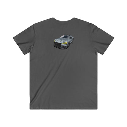 Audi Fitted V-Neck Short Sleeve Tee