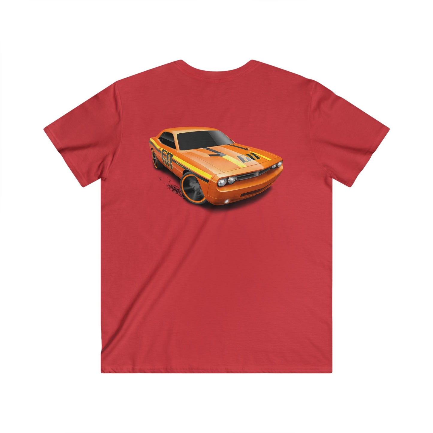 Dodge  Fitted V-Neck Short Sleeve Tee