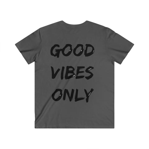 Custom Fitted V-Neck Short Sleeve Tee