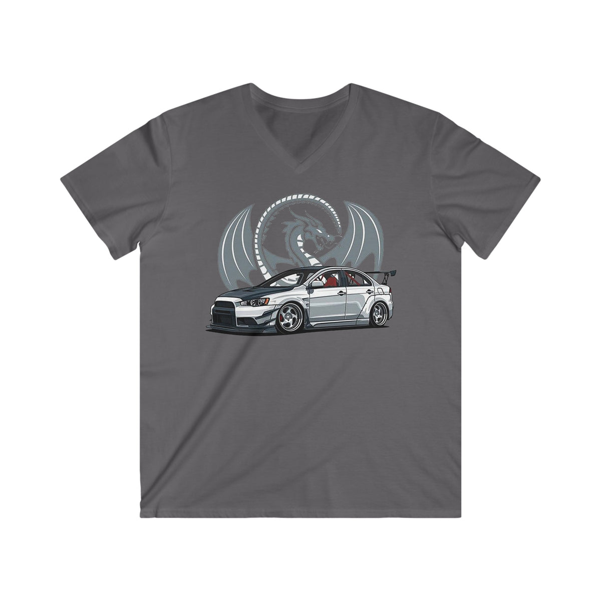 Lancer Fitted V-Neck Short Sleeve Tee