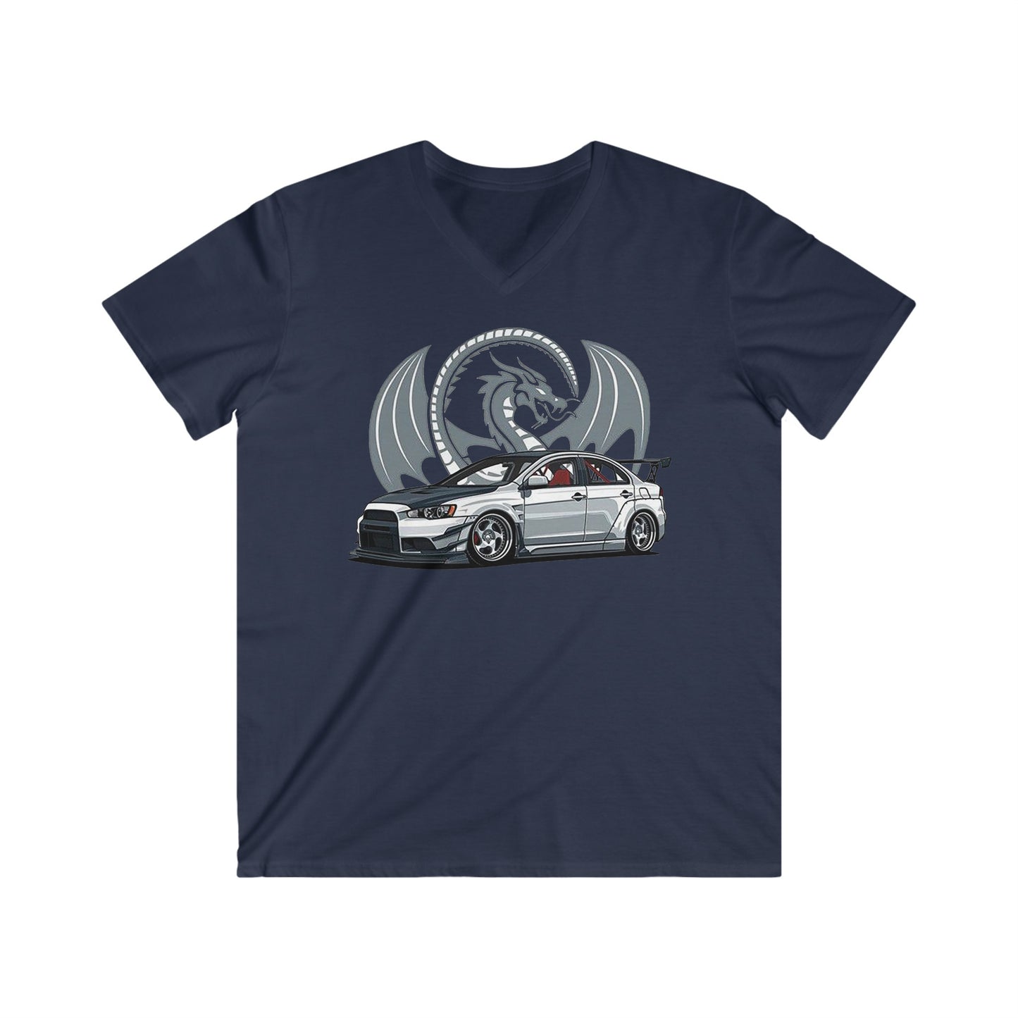 Lancer Fitted V-Neck Short Sleeve Tee