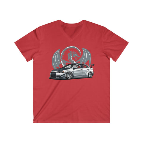 Lancer Fitted V-Neck Short Sleeve Tee